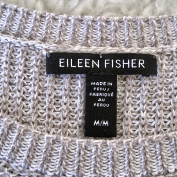 Eileen Fisher Light Barely Knit Top - Picture 3 of 6